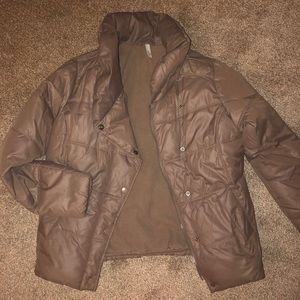 Medium Brown Puffer Coat